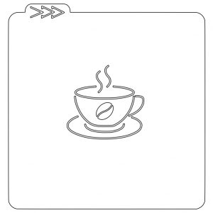 Estêncil Xícara de Café
