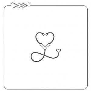 Estêncil Profissionais da Saúde