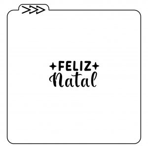 Estêncil Natal - Feliz Natal 4