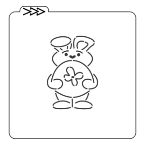 Estêncil Páscoa - Coelhinho 03