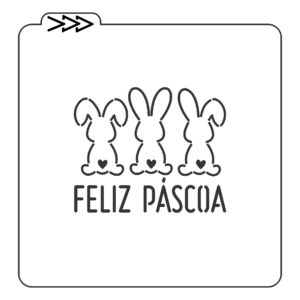 Estêncil - Feliz Páscoa 03