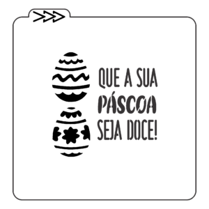 Estêncil - Páscoa Doce